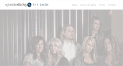 Desktop Screenshot of headbangerssalon.com